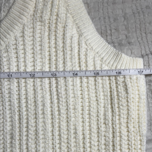 Banana Republic Cream Ribbed Knit Dress - Picture 4 of 7